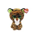 Pelúcia Ty Tigre Tiggy - Pelúcia Macia com Listras e Olhos Verdes Brilhantes