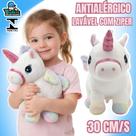 Pelúcia Unicórnio 30cm Antialérgica Lavável com Zíper Infantil