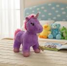 Pelúcia Unicórnio 30cm Tuka Toy Roxo Antialérgico