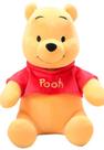 Pelúcia Ursinho Pooh 27 cm Antialérgico - Urso Pooh Cor Amarelo Pelúcia Ursinho Pooh 27 cm Antialérgico - Urso Pooh Cor Amarelo