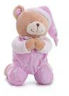 Pelúcia Ursinho Que Reza Buba 25cm Rosa