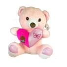Pelucia urso c/ coracao 50cm bp11