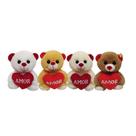Pelucia Urso Coracao Amor 17cm Fe6809 A Unidade
