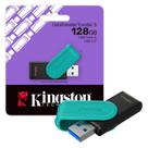 Pen Drive 128GB Kingston Data Traveler Exodia S USB 3.2 Gen 1 Preto e Verde