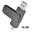 Pen Drive 16GB Duplo 2 em 1 USB-C e USB-A Alta Velocidade Pen Drive 16GB Duplo 2 em 1 USB-C e USB-A Alta Velocidade