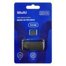 Pen Drive 2 EM 1 Multilaser 32GB Original