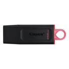 Pen Drive 256GB Kingston DataTraveler Exodia, USB 3.2, Preto e Rosa - DTX/256GB