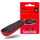 Pen Drive 32gb Sandisk Cruzer Preto E Vermelho