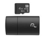 Pen drive 4gb multilaser 2 em 1