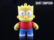Pen Drive 8GB Bart Simpson Os Simpsons - Memória USB Flash Drive Formato Boneco Personagem