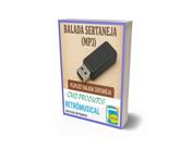 Pen drive 8gb com Músicas Balada Sertaneja mp3