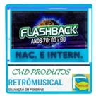 Pen Drive 8gb com Músicas = Flashback Nac. e Intern. Anos 70's, 80's, 90's aos 00's