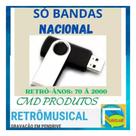 Pen drive 8gb com Músicas = Playlist Só Bandas Nacional - Anos 70 á 00 (mp3)