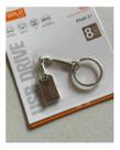 Pen Drive 8GB Gold Plus USB Mini Chaveiro