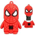 Pen Drive 8GB Homem-Aranha Marvel Vingadores - Pendrive Boneco de Borracha USB Spiderman Geek