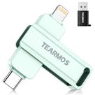 Pen Drive TEARMOS 256GB 3 em 1 USB-C iPhone Android Pen Drive TEARMOS 256GB 3 em 1 USB-C iPhone Android