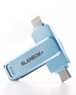 Pen Drive USB BLANBOK+ Certificado MFi 256 GB Azul