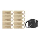Pen drive USB Kingston DataTraveler SE9 G3 128 GB, kit com 10 unidades