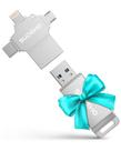 Pen Drive USB SUDEHO 512 GB 4 em 1 de Alta Velocidade Prata Pen Drive USB SUDEHO 512 GB 4 em 1 de Alta Velocidade Prata