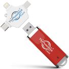 Pen drive USB ThePhotoStick Omni 512 GB com backup multiconector