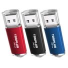 Pen drive USB TOSPLUS 32 GB, kit com 3 unidades, USB 2.0, cores sortidas
