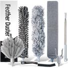 Pena de microfibra Duster E&A ESSENTIALS com poste de extensão