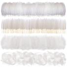 Penas, ganso natural branco MWOOT, 7-15 cm, 400 peças
