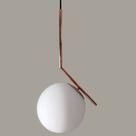 Pend bronze vidro e27 29x45cm - sindora Pend bronze vidro e27 29x45cm - sindora