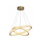 Pendente 2 aros 45/60cm dourado bivolt