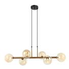 Pendente Abaporu Bronze Globos Champanhe 95cm 6G9 HL003G Bella