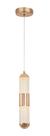 Pendente Acrílico Dourado 30cm Led 6W 3000K Bivolt