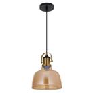 Pendente Ágata Âmbar 22cm Retro