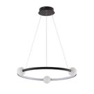 Pendente Anel com Globos Preto 62cm Led 40W 4000K Bivolt Pendente Anel com Globos Preto 62cm Led 40W 4000K Bivolt