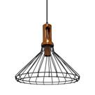 Pendente Aramado Chapéu Tom Dixon Trend 1xE27 Preto