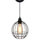 Pendente Aramado Curve Preto UT14-8 Utron