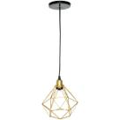 Pendente Aramado Diamante Luminária Lustre Luxo P Teto Retrô Vintage Balcão Agp Ilumini Industrial Pendente Aramado Diamante Luminária Lustre Luxo P Teto Retrô Vintage Balcão Agp Ilumini Industrial