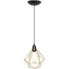 Pendente Aramado Diamante Luminária Lustre P Teto Retrô Vintage Industrial Balcão Dourado Pendente Aramado Diamante Luminária Lustre P Teto Retrô Vintage Industrial Balcão Dourado