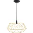 Pendente Aramado Estádio Grande Cabo 2M Luminária Lustre Teto Moderno Retrô Vintage Agp Ilumini