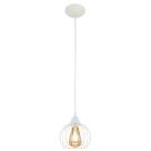 Pendente Aramado Tangerine Branco Sala Quarto cozinha banhe