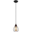 Pendente Aramado Teardrop preto Sala Quarto cozinha banheir