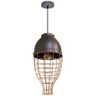 Pendente Aramado Vertical Cobre E Cinza Fosco Pd1109 St1502 Pendente Aramado Vertical Cobre E Cinza Fosco Pd1109 St1502
