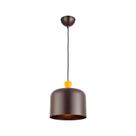 Pendente avant bell aço 1 e27 280mm café