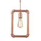 Pendente Avant Hash Aço Cobre Para 1 Lâmpada E27 Bivolt