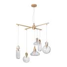 Pendente Babel LT008-CL Ouro Cupula Vidro G9 Starlux ST2558