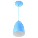 Pendente Bala Sadan Aluminio Azul Bebê