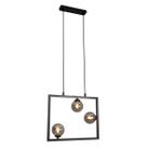 Pendente Balanço Retângulo 35cm p/ 3x G9 Tr005 Bella ST2362
