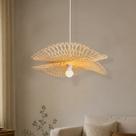 Pendente Bambu Fibra Natural Artesanal 55 Cm Nat64 + Led Pendente Bambu Fibra Natural Artesanal 55 Cm Nat64 + Led