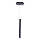 Pendente Banheiro Lustre Sala Quarto Moderno Tubo 40cm Preto