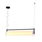 Pendente Barelo Linear Preto (C)93cm (A)18cm Led 20W 3000K BAR1PD01BR092 BELLA ILUMINAÇÃO