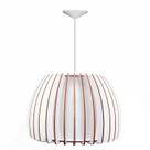 Pendente Bari Mini Branco Ilux E27 Bivolt Tabaco